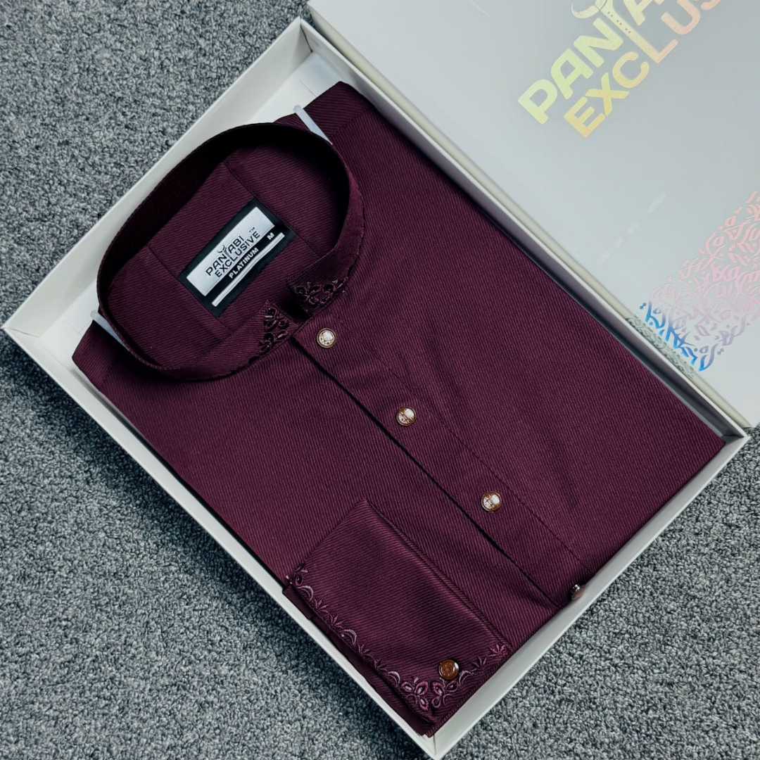 Premium,Simple,Emboidary,Panjabi